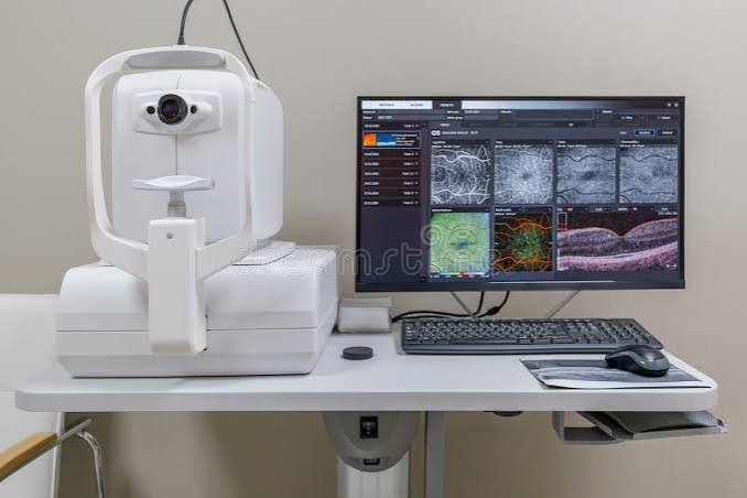 This is Eye scanning machine